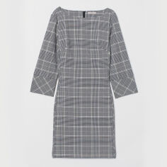 Акція на Сукня коротка осіння жіноча H&M 0724773001 42 (170/96А) Чорна від Rozetka