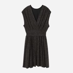 Акція на Сукня коротка літня жіноча H&M 0710879 36 Чорна від Rozetka