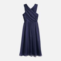 Акція на Сукня міді жіноча H&M 0623745 36 Темно-синя від Rozetka