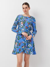 Акція на Сукня коротка жіноча H&M 0538860 32 Блакитна від Rozetka