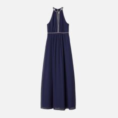Акція на Сукня довга жіноча H&M 0608016 34 Темно-синя від Rozetka