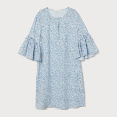 Акція на Сукня коротка жіноча H&M 0656914 36 Синя від Rozetka