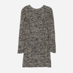 Акція на Сукня коротка жіноча H&M 0806243_ч.б.зебра 40 Чорна з білим від Rozetka