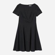 Акція на Сукня коротка літня жіноча H&M 0577513_черн_02 34 Чорна від Rozetka