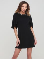 Акція на Сукня коротка літня жіноча H&M 0682786_ч 32 Чорна від Rozetka