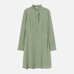 Акція на Сукня коротка жіноча H&M 0945369_светло_зелен XS Світло-Зелена від Rozetka