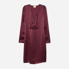 Акція на Сукня міді жіноча H&M 0683587 36 Бордова (KAY2000001296899_DN3000000051399) від Rozetka