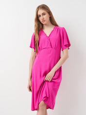 Акція на Плаття міді літнє жіноче H&M 0649984 34 Рожеве (KAY2000001249222_LD2000001249222) від Rozetka