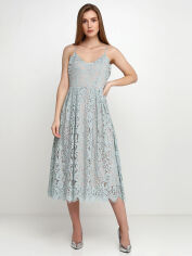 Акція на Сукня міді жіноча H&M 0608007 34 Світло-блакитна від Rozetka