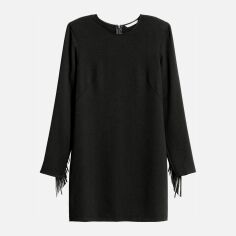 Акція на Плаття коротке жіноче H&M 0602895 38 Чорне з білим від Rozetka