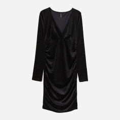 Акція на Сукня міді жіноча H&M 0928254 XS Чорна від Rozetka
