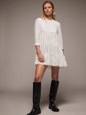 Акция на Сукня міні літня жіноча Zara 4786-064-250 L Біла от Rozetka