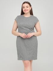 Акція на Сукня коротка літня жіноча H&M 0577512_черн.бел.узор. 38 Чорна з білим від Rozetka