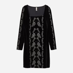 Акція на Сукня коротка осіння жіноча H&M 0723282_ч.серебр. 36 Чорна (KAY2000001299777_LD2000001294772) від Rozetka