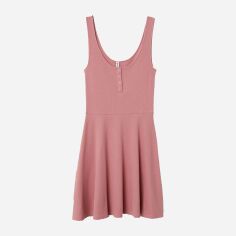 Акція на Сукня міні літня жіноча H&M 0648638 XS Темно-рожева від Rozetka