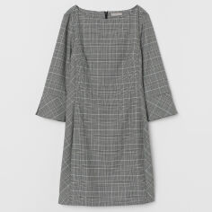 Акція на Сукня коротка жіноча H&M 7247730bar 36 Чорна з білим від Rozetka
