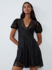 Акція на Плаття коротке літнє жіноче Zara XAZ230734FVVH S Чорне від Rozetka