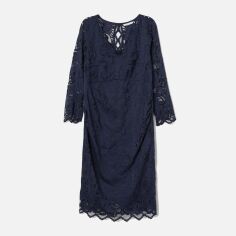 Акція на Сукня для вагітних коротка осіння жіноча H&M 0637073_01 M Темно-синя (KAY2000000796987_LD2000000796987) від Rozetka