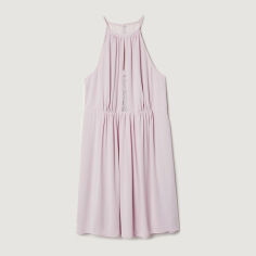 Акція на Сукня коротка літня жіноча H&M 0614426 52 Пудра (KAY2000001254967_LD2000001254967) від Rozetka