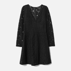 Акція на Сукня коротка осіння жіноча H&M 0664929_черн 32 Чорна від Rozetka