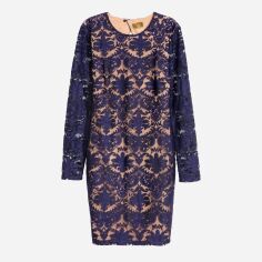Акція на Плаття коротке осіннє жіноче H&M 0560564 38 Синє (KZ2000001254912_KAY2000001254912) від Rozetka