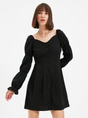 Акція на Сукня коротка літня жіноча Trendyol TWOAW22EL0941 38 Black від Rozetka