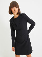 Акція на Сукня коротка осіння жіноча Trendyol TWOAW22EL0565 38 Black від Rozetka