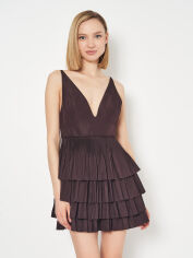 Акція на Сукня коротка літня жіноча H&M 5386426abr 34 Сливова від Rozetka
