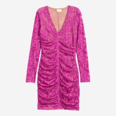 Акція на Сукня коротка осіння жіноча H&M 5898357abr 36 Фуксія від Rozetka