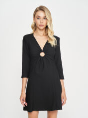 Акція на Сукня коротка жіноча Trendyol TWOAW22EL0373 36 Black від Rozetka