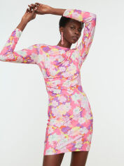 Акція на Сукня-футболка коротка літня жіноча Trendyol TPRSS22EL0482 38 Multi Color від Rozetka