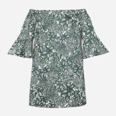 Акція на Плаття коротке осіннє жіноче H&M 0619636_квіти 36 Зелене від Rozetka