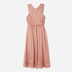 Акція на Сукня міді літня жіноча H&M 0623745_персик 34 Персикова від Rozetka