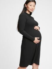 Акция на Плаття для вагітних міді осіннє жіноче GAP 184473195 S Чорна от Rozetka