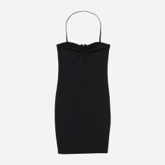 Акція на Сукня коротка літня жіноча H&M 0743737_кр1шлейка, 34 Чорна від Rozetka
