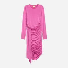 Акція на Сукня міді осіння жіноча H&M 0600791 34 Рожева від Rozetka
