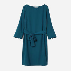 Акція на Сукня коротка жіноча H&M 0649397-01 34 Темно-бірюзова від Rozetka