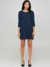 Акція на Сукня коротка осіння жіноча Stradivarius 5242109010 S Темно-синя від Rozetka