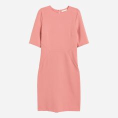 Акція на Сукня коротка літня жіноча H&M 0429942_рожевий_02 44 Рожева від Rozetka