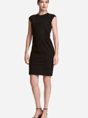 Акція на Сукня коротка жіноча H&M 0439850-04 S Чорна від Rozetka