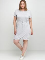 Акция на Сукня-футболка міні осіння жіноча H&M 0615524-03 XS Сіра от Rozetka