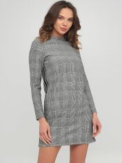 Акція на Сукня коротка осіння жіноча H&M 0750961_чорн.біл.см 34 Чорна з білим (KAY2000001312728_KZ2000001312728) від Rozetka
