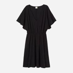 Акція на Сукня коротка осіння жіноча H&M 0836706 S Чорна від Rozetka