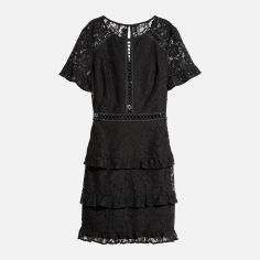 Акція на Сукня коротка жіноча H&M 0606633-03 34 Чорна від Rozetka