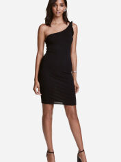Акція на Сукня коротка літня жіноча H&M 0430201-03 S Чорна від Rozetka