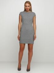 Акція на Сукня коротка жіноча H&M 0577512-01 38 Чорна з білим від Rozetka