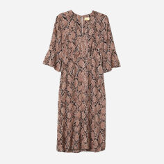 Акція на Сукня міді жіноча H&M 0661811-01 32 Коричнева від Rozetka