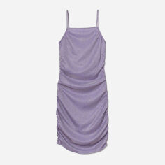 Акция на Сукня міні осіння жіноча H&M 0918947 XS Фіолетова от Rozetka