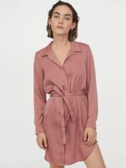 Акція на Сукня-сорочка коротка жіноча H&M 0856440 32 Рожева від Rozetka