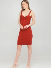 Акція на Сукня коротка жіноча H&M 0755869 38 Коричнева від Rozetka